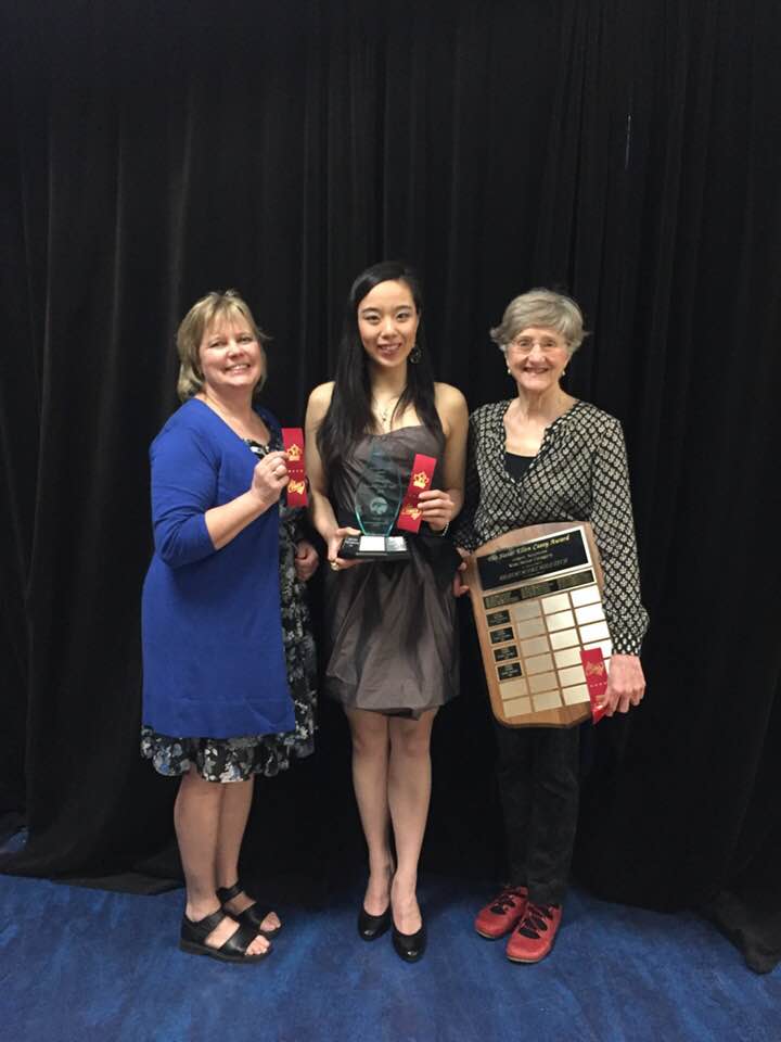 Champions of Solo's 2018 Provincials - Gail, Cynthia, Marjorie